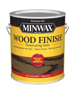 Minwax Wood Finish Penetrating Stain, Ebony, 1 Gal.