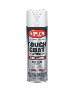 Krylon Industrial Tough Coat 15 Oz. Semi-Gloss White Rust Barrier Spray Enamel