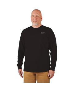 Milwaukee XL Black Long Sleeve Unisex Hybrid Work Shirt