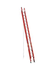 Werner 32 Ft. Fiberglass Extension Ladder with 300 Lb. Load Capacity Type IA Duty Rating