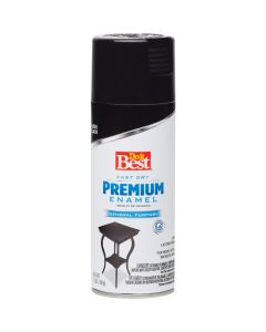 Do it Best Premium Enamel 12 Oz. Gloss Spray Paint, Black