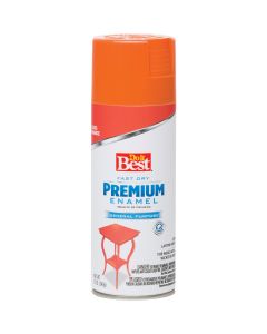 Do it Best Premium Enamel 12 Oz. Gloss Spray Paint, Orange