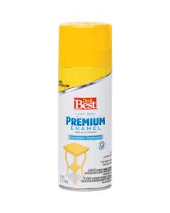 Do it Best Premium Enamel 12 Oz. Gloss Spray Paint, Sun Yellow
