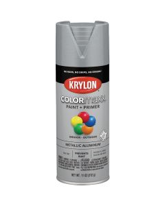 Krylon ColorMaxx 12 Oz. Metallic Spray Paint, Aluminum