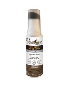 Varathane Less Mess Espresso Water-Based Interior Wood Stain, 4 Oz.