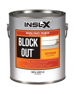 Insl-X Block Out Gallon White Tintable Exterior Acrylic House Paint Primer