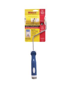 Whizz 4 In. x 1/2 In. Medium To Rough Paint Roller Cover & Frame