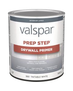 Valspar Prep Step Drywall Primer, White, 1 Qt.