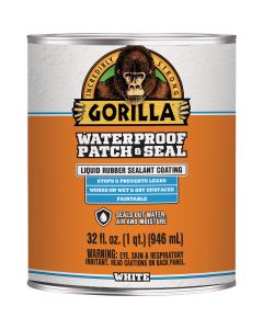 Gorilla 32 Oz. White Waterproof Patch & Seal Liquid
