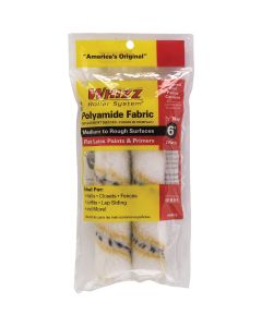 Whizz Gold Stripe 6 In. x 1/2 In. Refill Woven Fabric Roller Cover (2-Pack)