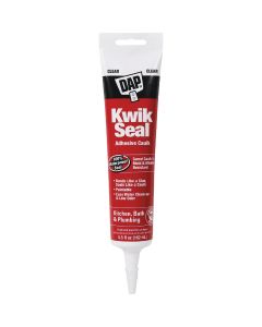 Dap Kwik Seal 5.5 Oz. Clear Kitchen & Bath Adhesive Caulk