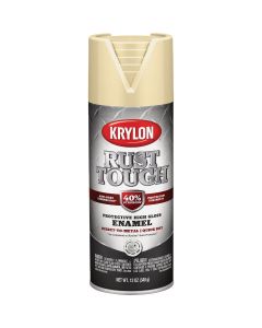 Krylon Rust Tough 12 Oz. Gloss Alkyd Enamel Spray Paint, Almond