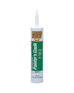 Liquid Nails 10.1 Oz, White Contractor Grade Painter's Acrylic Latex Caulk