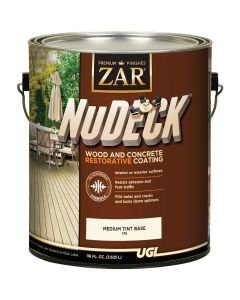ZAR NuDeck 1 Gal. Medium Tint Base Wood & Concrete Restorative Coating