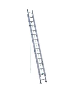 Werner 28 Ft. Aluminum Extension Ladder with 225 Lb. Load Capacity Type II Duty Rating