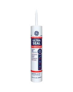 GE Ultra Seal 10.1 Oz. White Kitchen & Bath Siliconized Acrylic Latex Caulk
