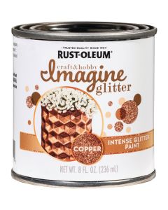 Rust-Oleum Imagine Craft & Hobby 8 Oz. Intense Copper Glitter Paint