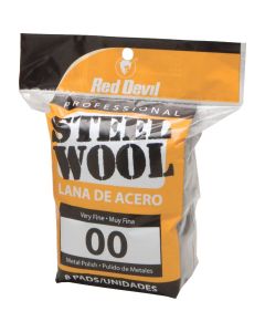 Red Devil #00 Steel Wool (8-Pack)