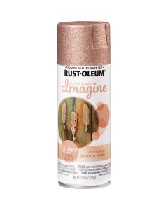 Rust-Oleum Imagine Craft & Hobby 10.25 Oz. Intense Rose Gold Glitter Spray Paint