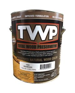 TWP1500 Series Low VOC Wood Preservative Deck Stain, Redwood, 1 Gal.