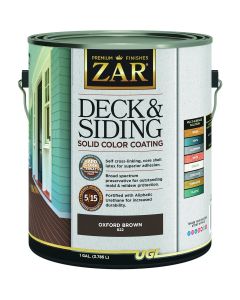 ZAR Solid Deck & Siding Coating, Oxford Brown, 1 Gal.