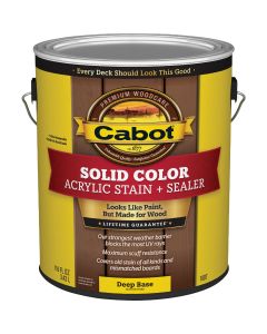 Cabot Solid Color Acrylic Deck Stain, 1807 Deep Base, 1 Gal.