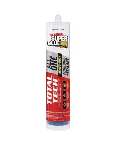 Super Glue Total Tech 9.8 Oz. Clear Construction Adhesive & Sealant