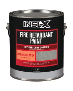 Insl-X Fire Retardant Interior Wall Paint, White, 1 Gal.