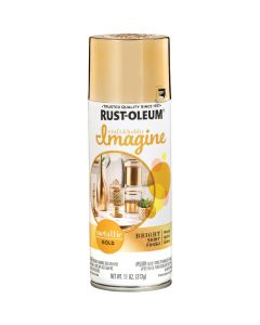 Rust-Oleum 11 Oz. Gold Imagine Metallic Spray Paint