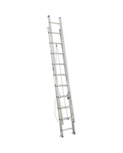 Werner 16 Ft. Aluminum Extension Ladder with 250 Lb. Load Capacity Type I Duty Rating