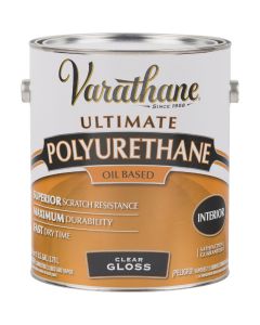 Varathane Gloss Clear 275 VOC Oil-Based Interior Polyurethane, 1 Gal.