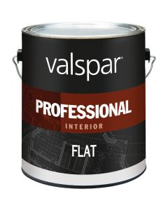 Valspar Professional Latex Flat Interior Wall Paint, Medium Base, 1 Gal.