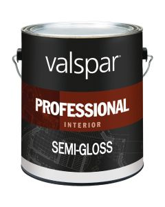 Valspar Professional Latex Semi-Gloss Interior Wall Paint, Medium Base, 1 Gal.