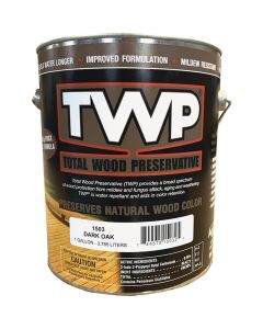 TWP1500 Series Low VOC Wood Preservative Deck Stain, Dark Oak, 1 Gal.