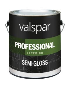 Valspar Professional 100% Acrylic Semi-Gloss Exterior House Paint, Light Base, 1 Gal.