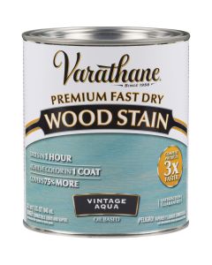 Varathane Fast Dry Vintage Aqua Urethane Modified Alkyd Interior Wood Stain, 1 Qt.