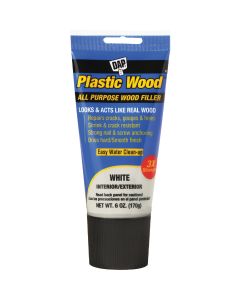 Dap Plastic Wood 6 Oz. White All Purpose Wood Filler