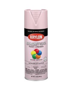 Krylon ColorMaxx 12 Oz. Satin Spray Paint, Ballet Slipper