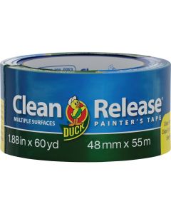 Duck Clean Release 1.88 In. x 60 Yd. Blue Painters Tape