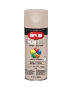 Krylon ColorMaxx 12 Oz. Satin Spray Paint, Pebble