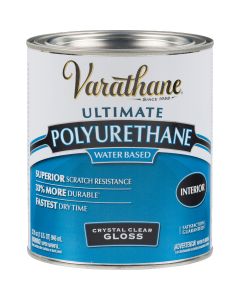 Varathane Gloss No Odor Water Based Interior Polyurethane, 1 Qt.
