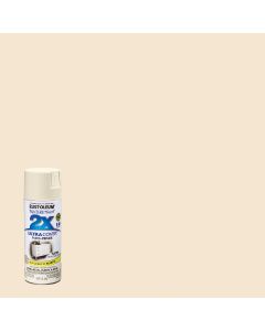 Rust-Oleum Painter's Touch 2X Ultra Cover 12 Oz. Satin Paint + Primer Spray Paint, Heirloom White