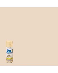 Rust-Oleum Painter's Touch 2X Ultra Cover 12 Oz. Satin Paint + Primer Spray Paint, Ivory Silk