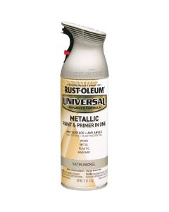 Rust-Oleum Universal 11 Oz. Metallic Satin Nickel Paint