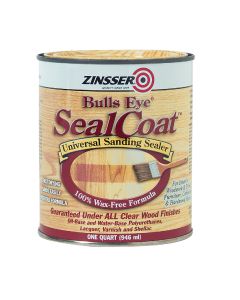 Zinsser Bulls Eye SealCoat Sanding Sealer, 1 Qt.