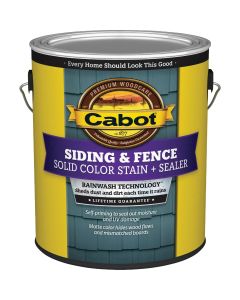 Cabot Solid Color Acrylic Siding & Fence Stain + Sealer, 0806 Neutral Base, 1 Gal.