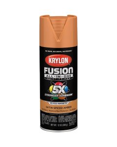 Krylon Fusion All-In-One 12 Oz. Satin Spray Paint, Spiced Amber