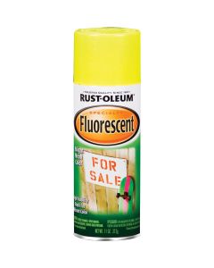 Rust-Oleum Fluorescent 11 Oz. Gloss Spray Paint, Fluorescent Yellow