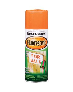 Rust-Oleum Fluorescent 11 Oz. Gloss Spray Paint, Fluorescent Orange