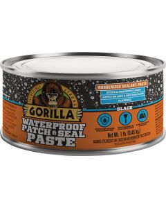 Gorilla 1 Lb. Black Waterproof Patch & Seal Paste